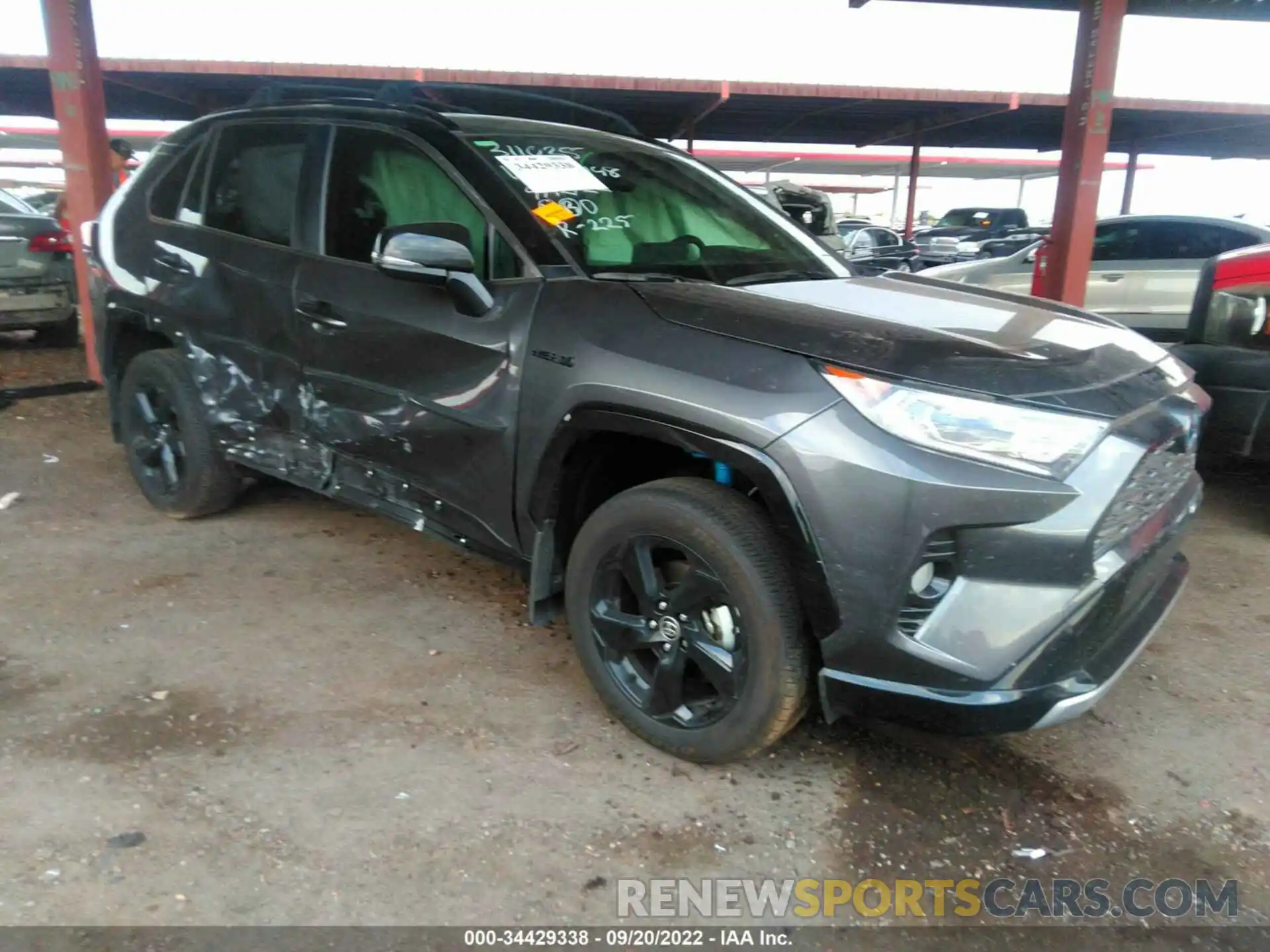 1 Photograph of a damaged car JTME6RFV8MJ012148 TOYOTA RAV4 2021