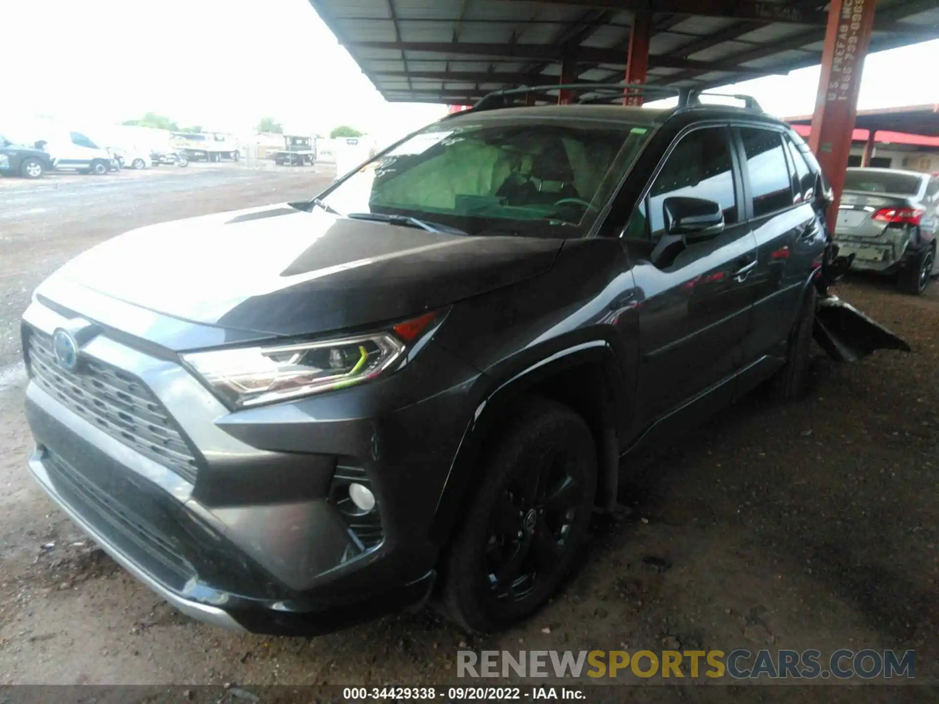 2 Photograph of a damaged car JTME6RFV8MJ012148 TOYOTA RAV4 2021