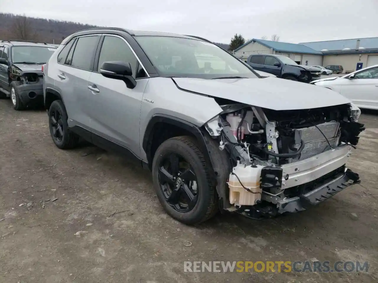 1 Photograph of a damaged car JTME6RFV8MJ012215 TOYOTA RAV4 2021