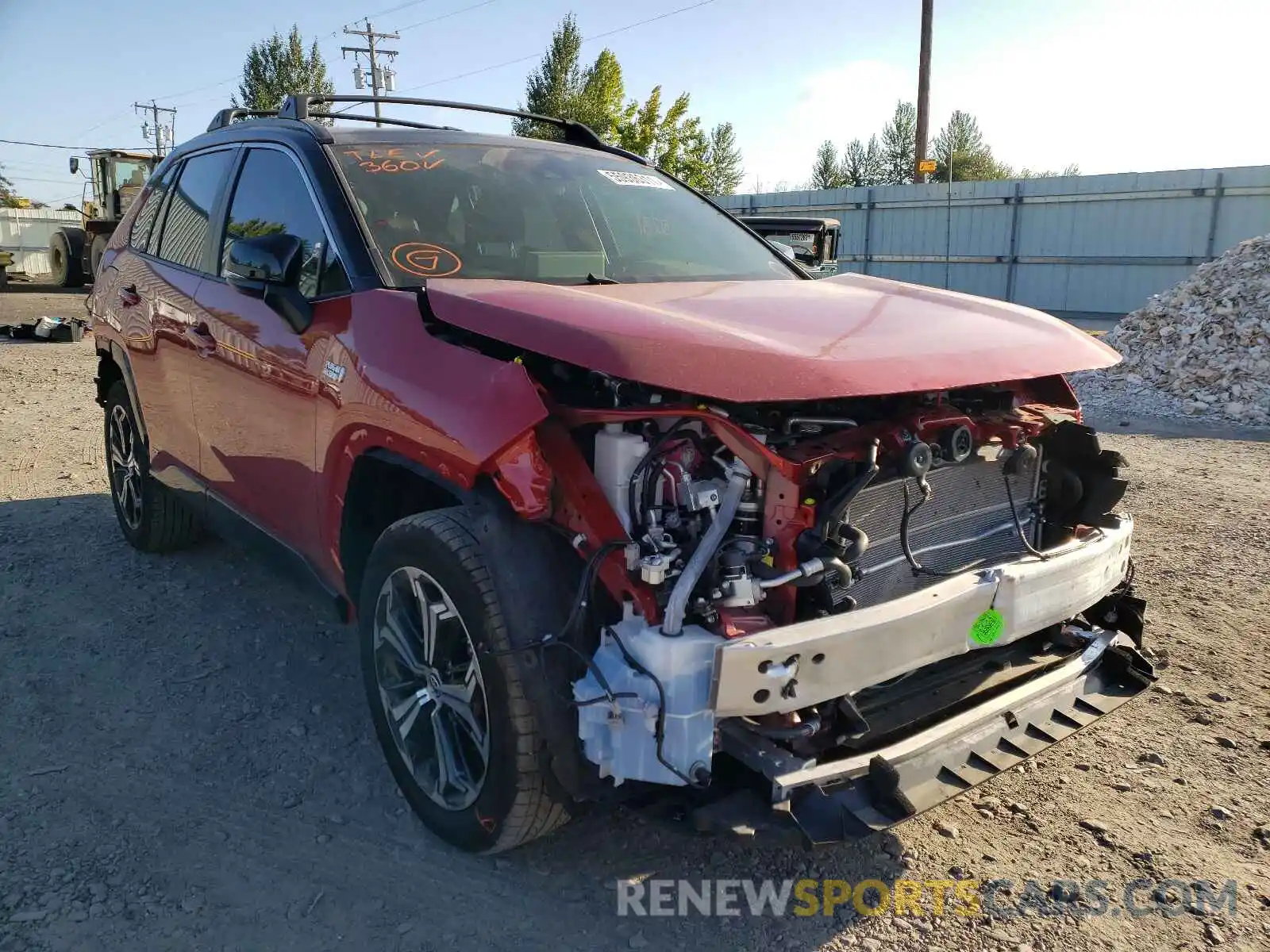 1 Photograph of a damaged car JTMEB3FV0MD018713 TOYOTA RAV4 2021