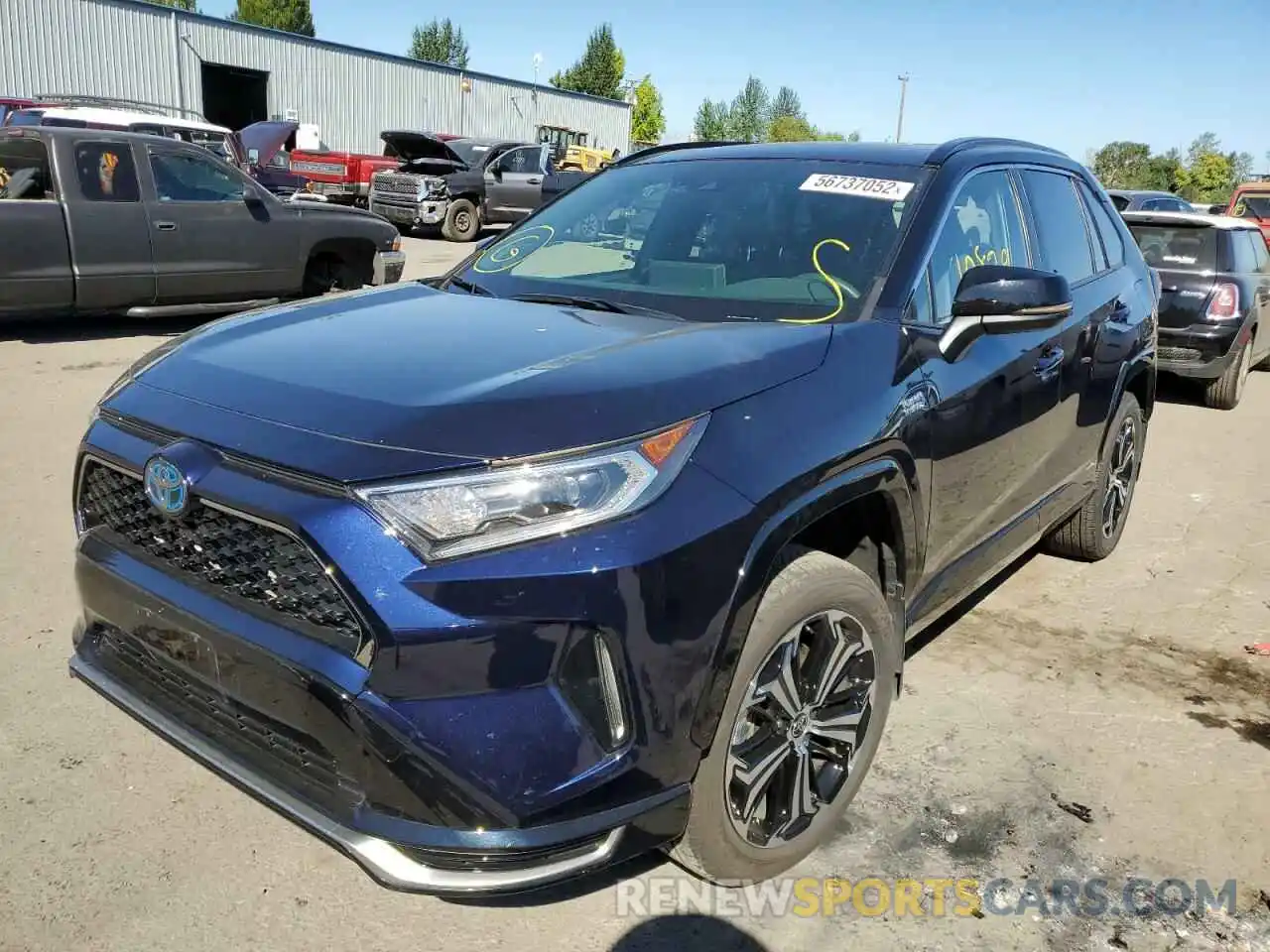 2 Photograph of a damaged car JTMEB3FV1MD028747 TOYOTA RAV4 2021