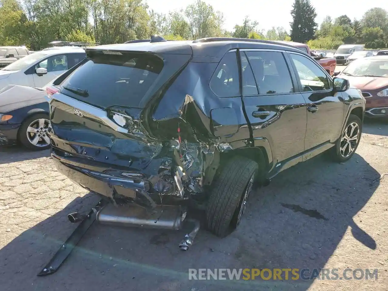 4 Photograph of a damaged car JTMEB3FV1MD028747 TOYOTA RAV4 2021