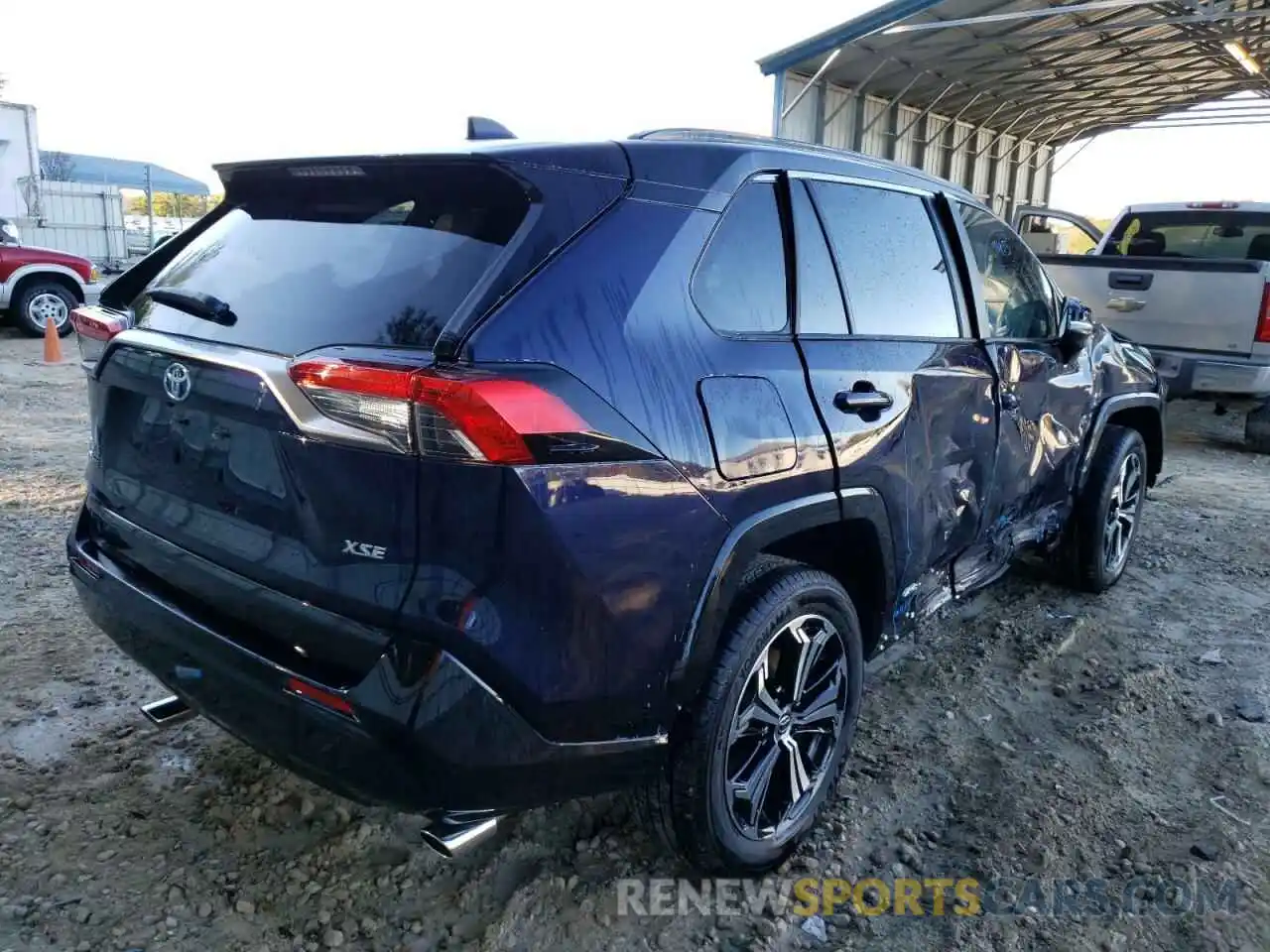 4 Photograph of a damaged car JTMEB3FV3MD059580 TOYOTA RAV4 2021