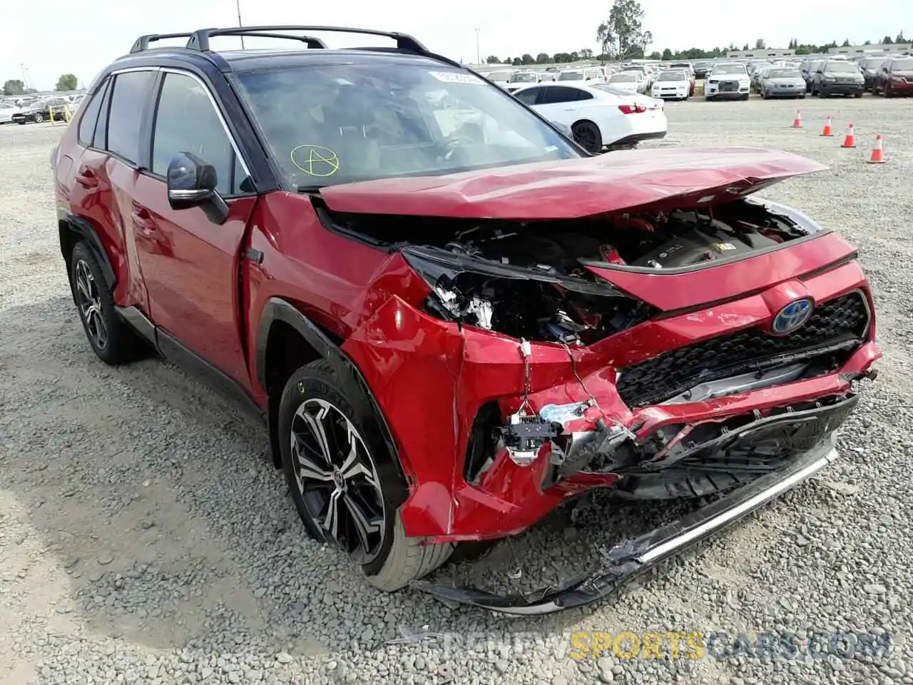 1 Photograph of a damaged car JTMEB3FV5MD031845 TOYOTA RAV4 2021