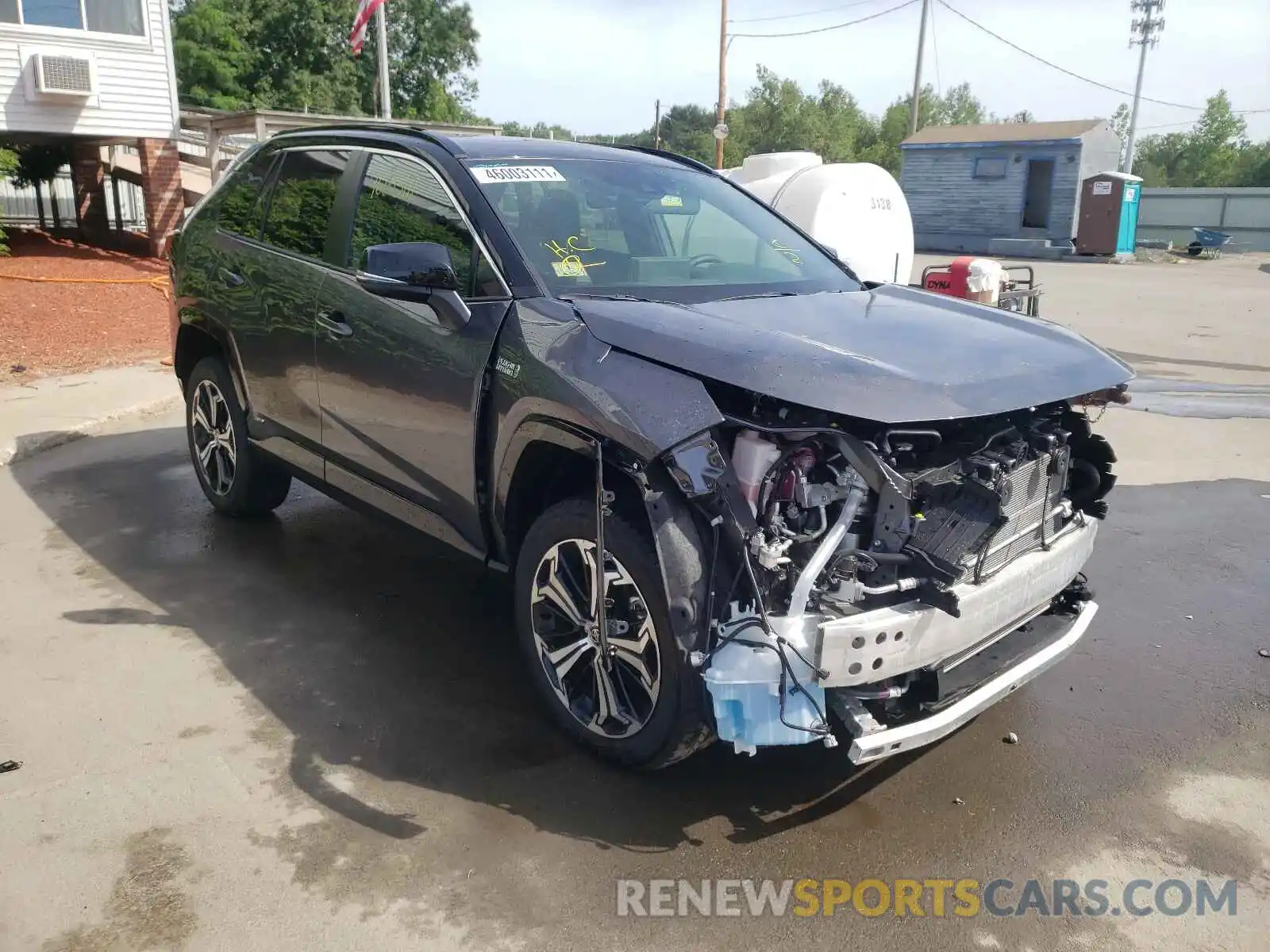 1 Photograph of a damaged car JTMEB3FVXMD013468 TOYOTA RAV4 2021