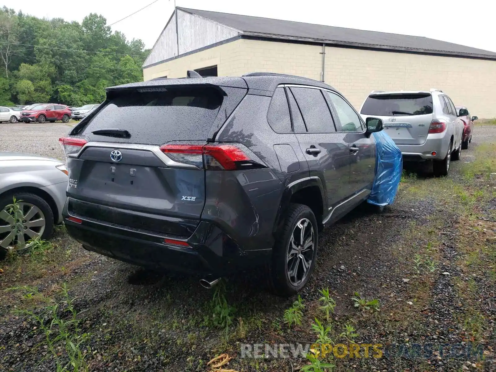 4 Photograph of a damaged car JTMEB3FVXMD013468 TOYOTA RAV4 2021