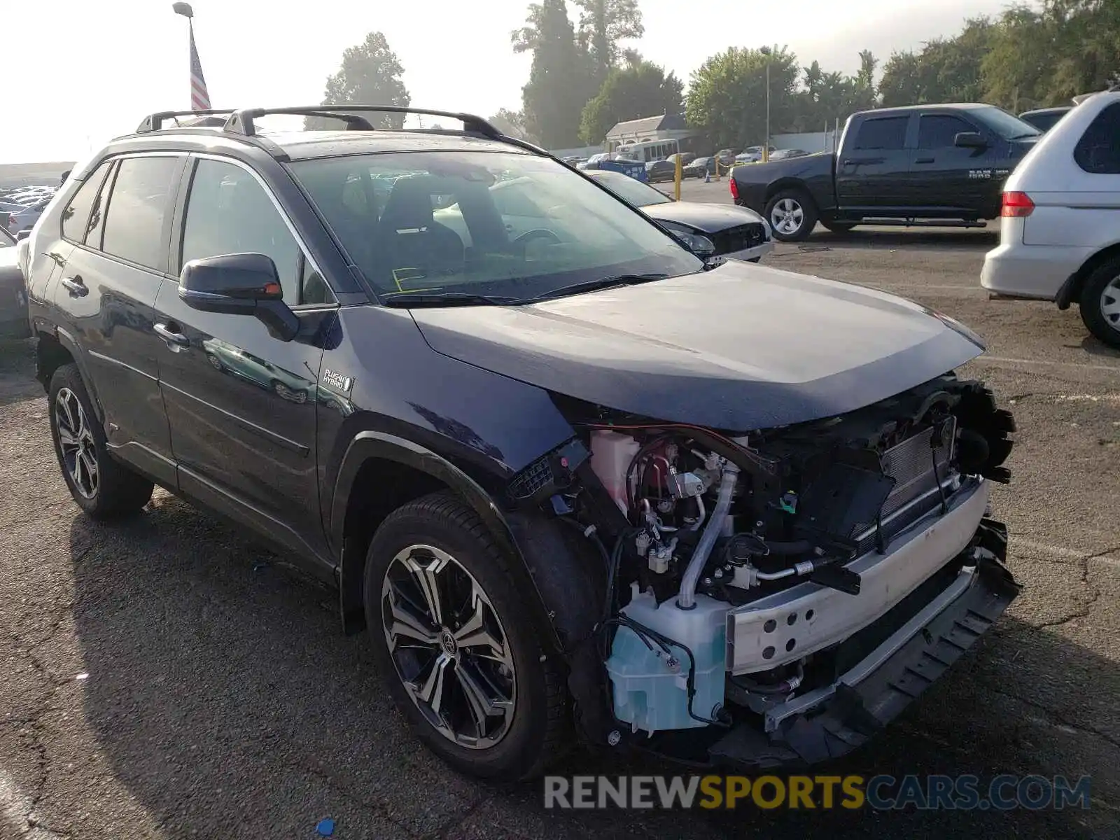 1 Photograph of a damaged car JTMEB3FVXMD031498 TOYOTA RAV4 2021