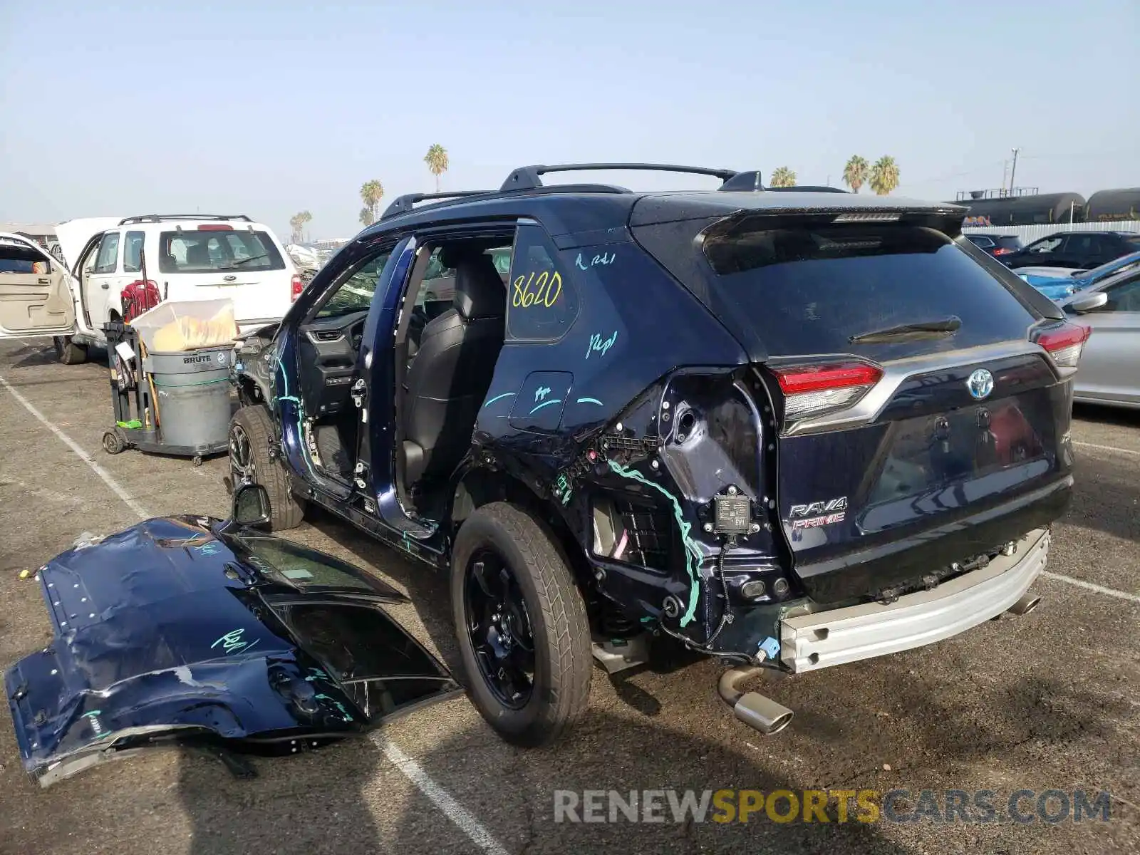 3 Photograph of a damaged car JTMEB3FVXMD031498 TOYOTA RAV4 2021