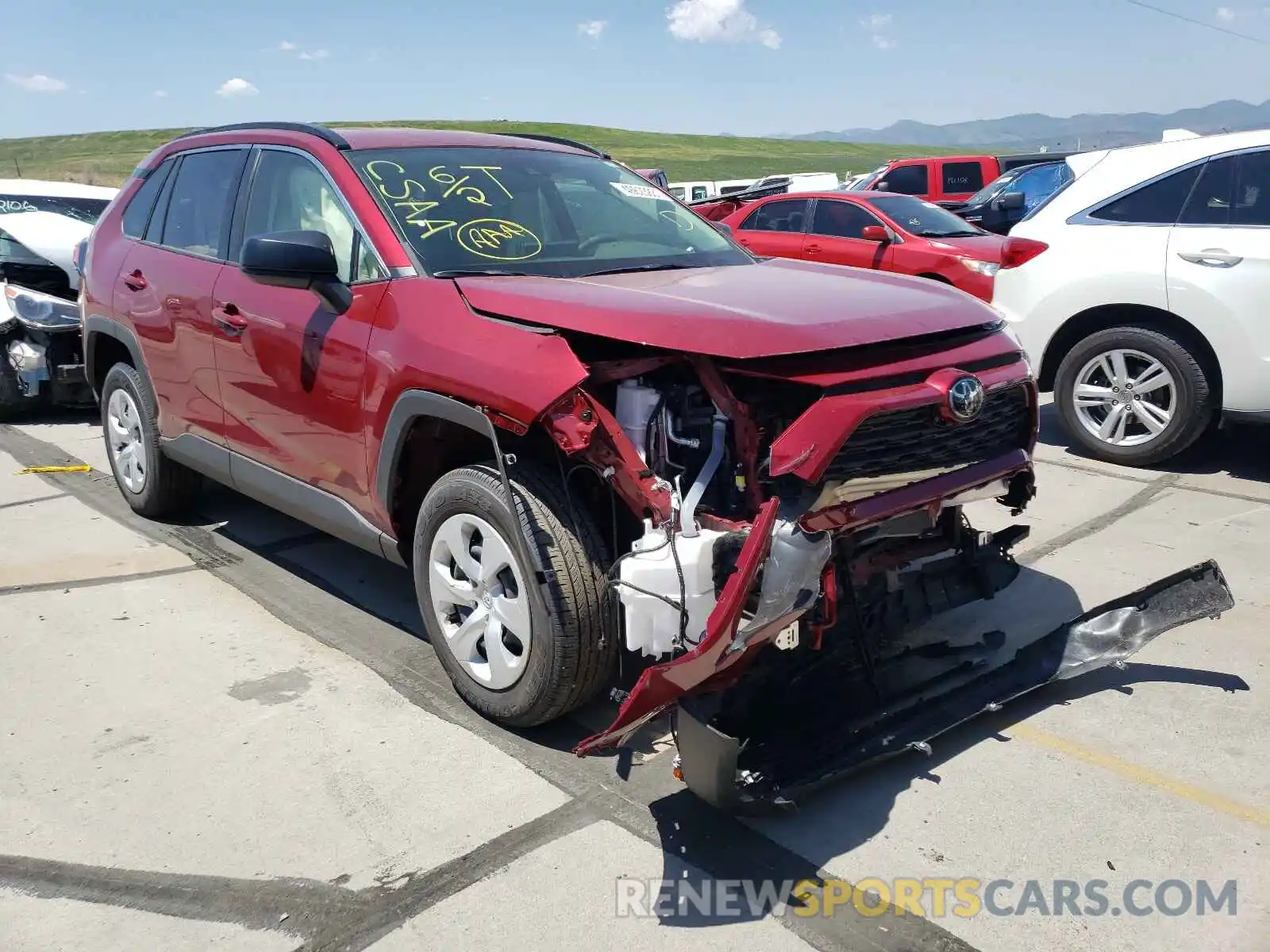 1 Photograph of a damaged car JTMF1RFV6MD070938 TOYOTA RAV4 2021