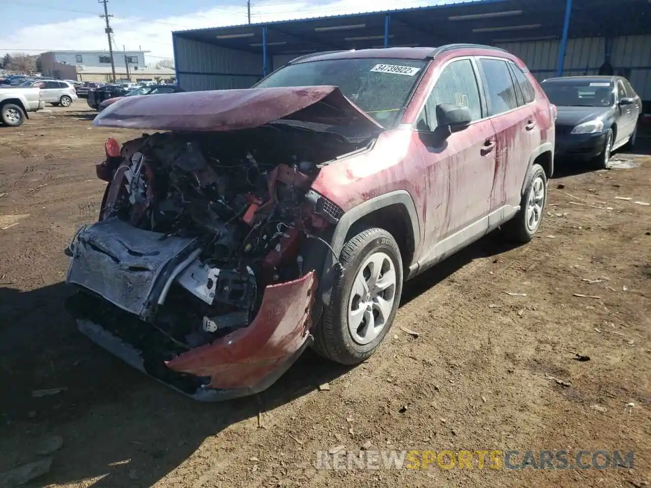 2 Photograph of a damaged car JTMF1RFV7MD072486 TOYOTA RAV4 2021