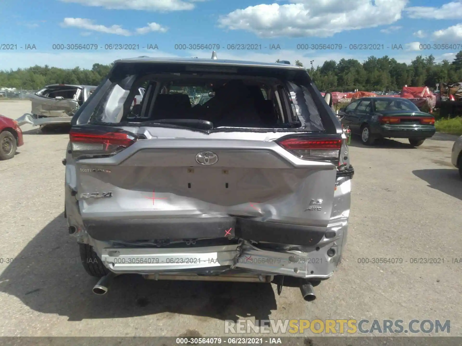 6 Photograph of a damaged car JTMF1RFV7MD078658 TOYOTA RAV4 2021