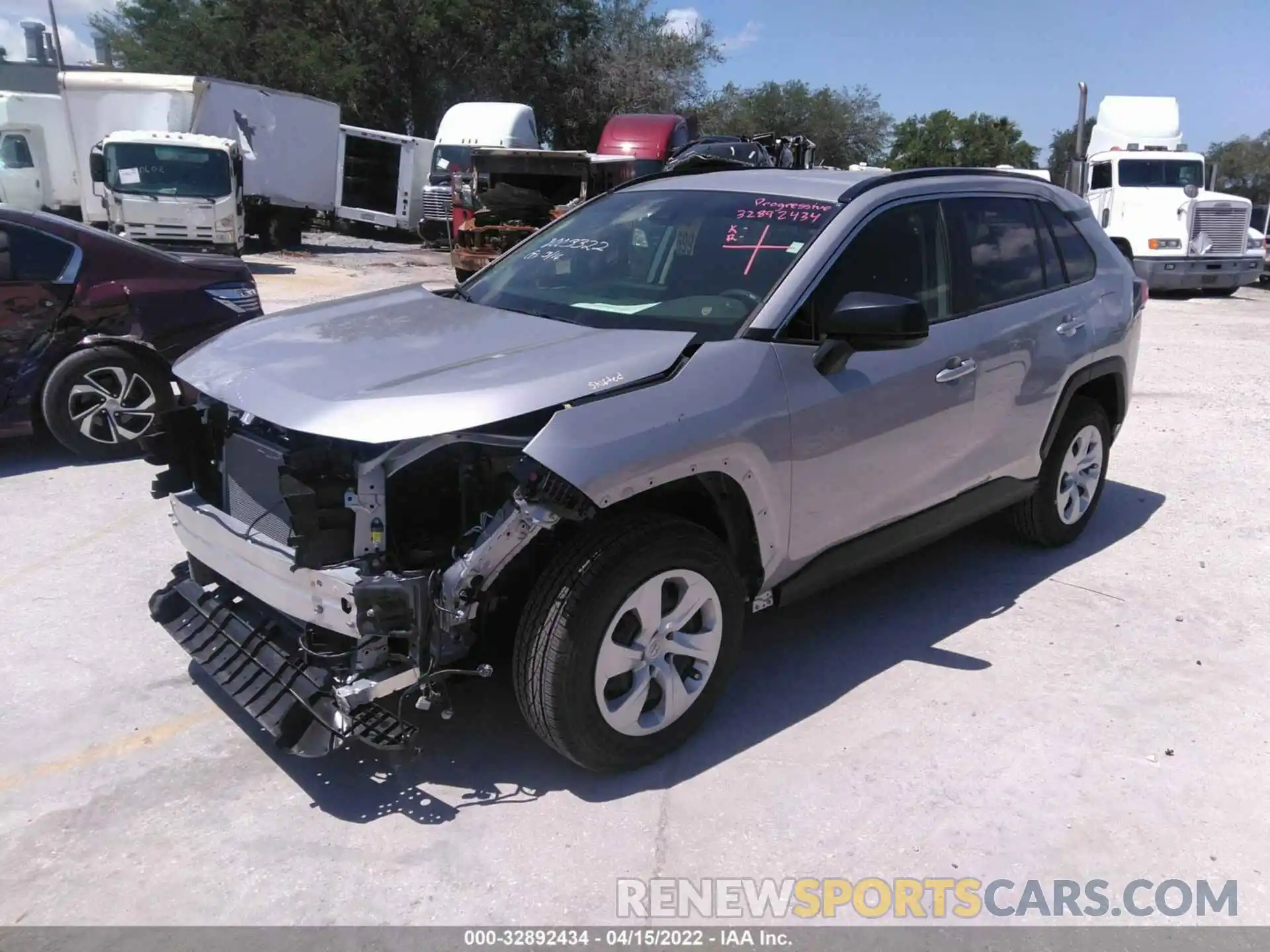 2 Photograph of a damaged car JTMF1RFV9MD076118 TOYOTA RAV4 2021