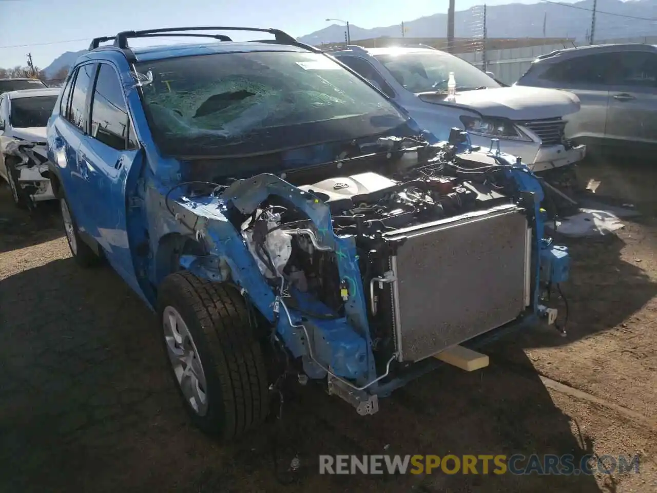 1 Photograph of a damaged car JTMF1RFV9MD076149 TOYOTA RAV4 2021