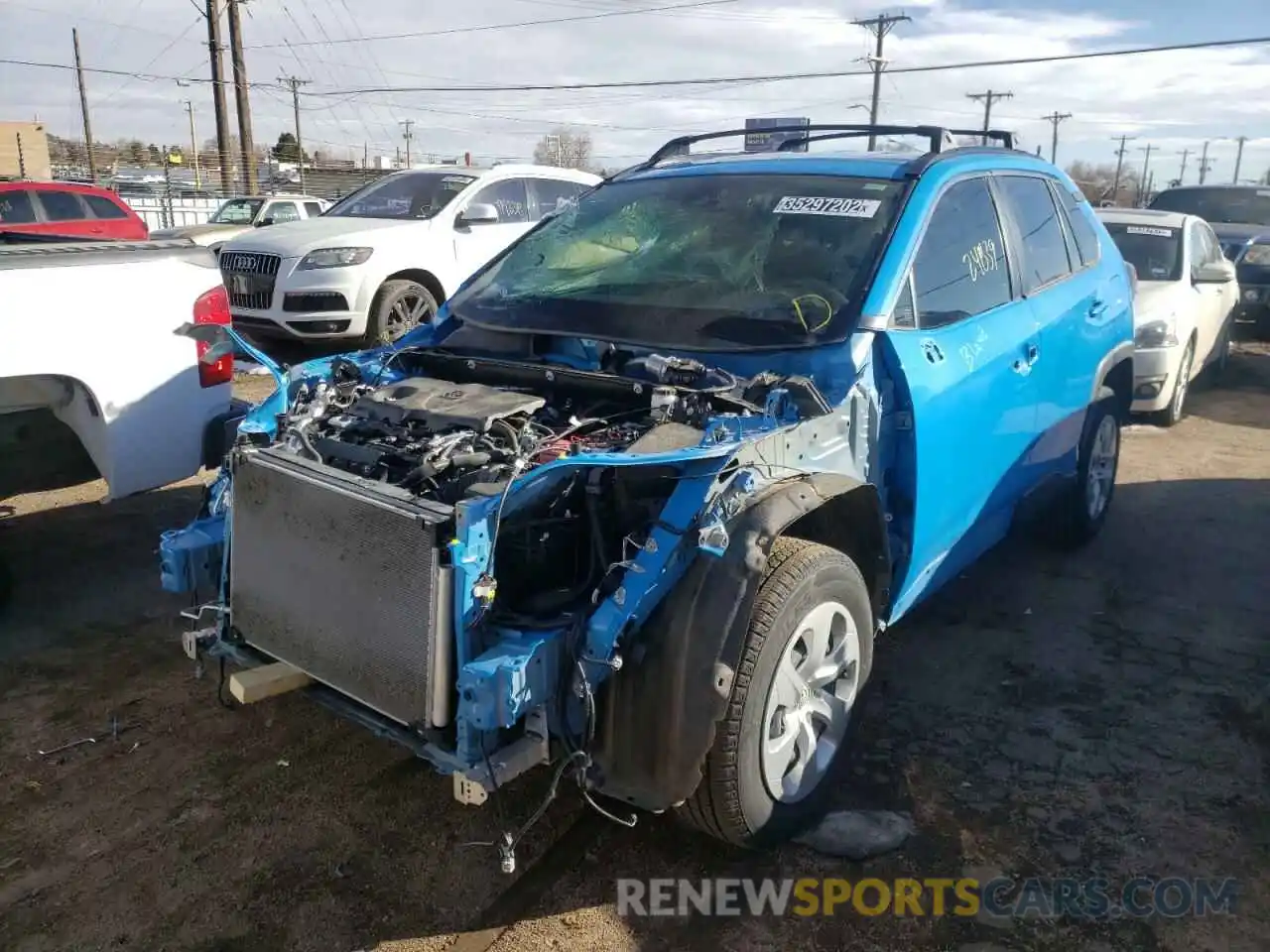 2 Photograph of a damaged car JTMF1RFV9MD076149 TOYOTA RAV4 2021