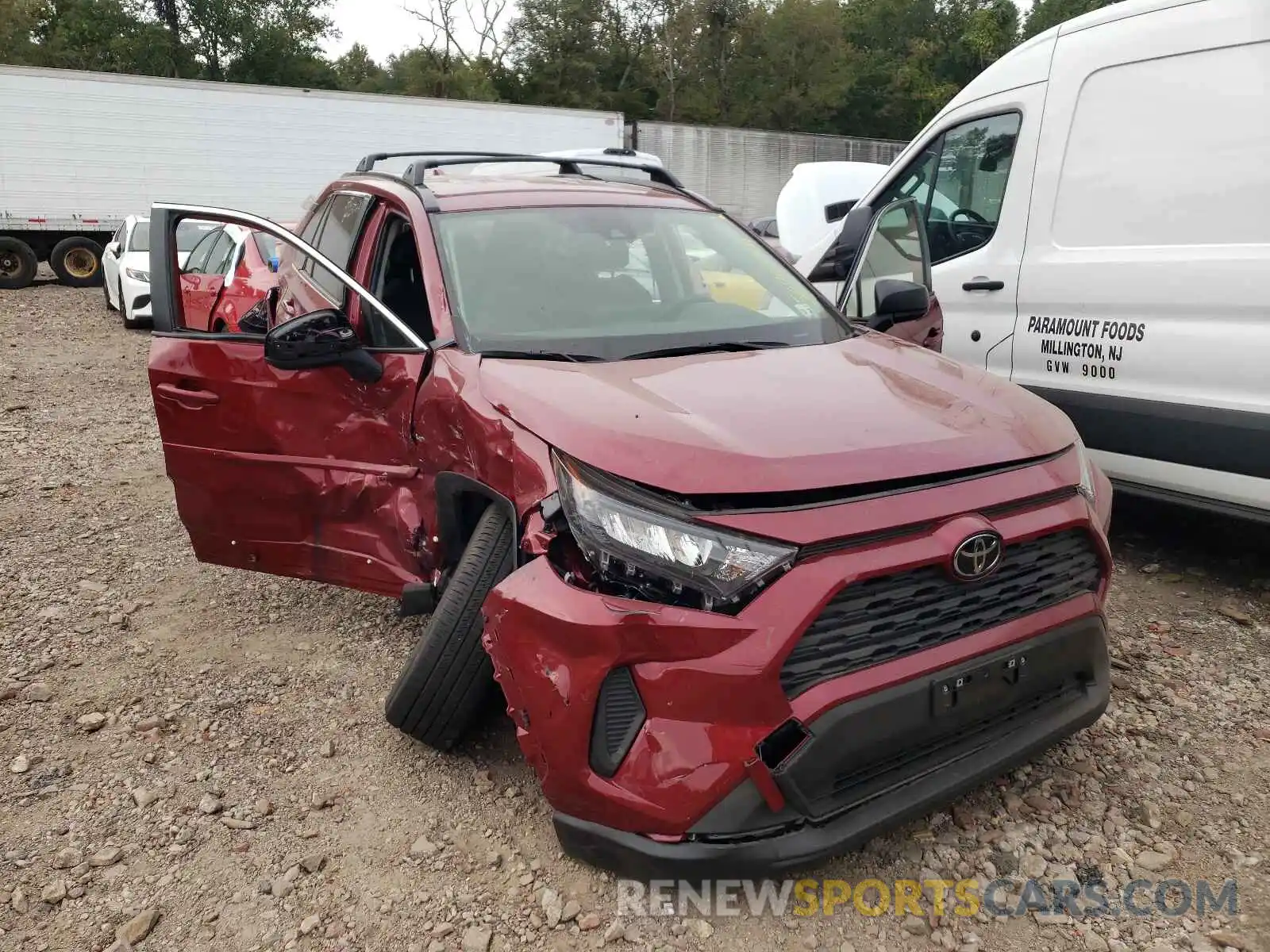 1 Photograph of a damaged car JTMF1RFV9MD078970 TOYOTA RAV4 2021