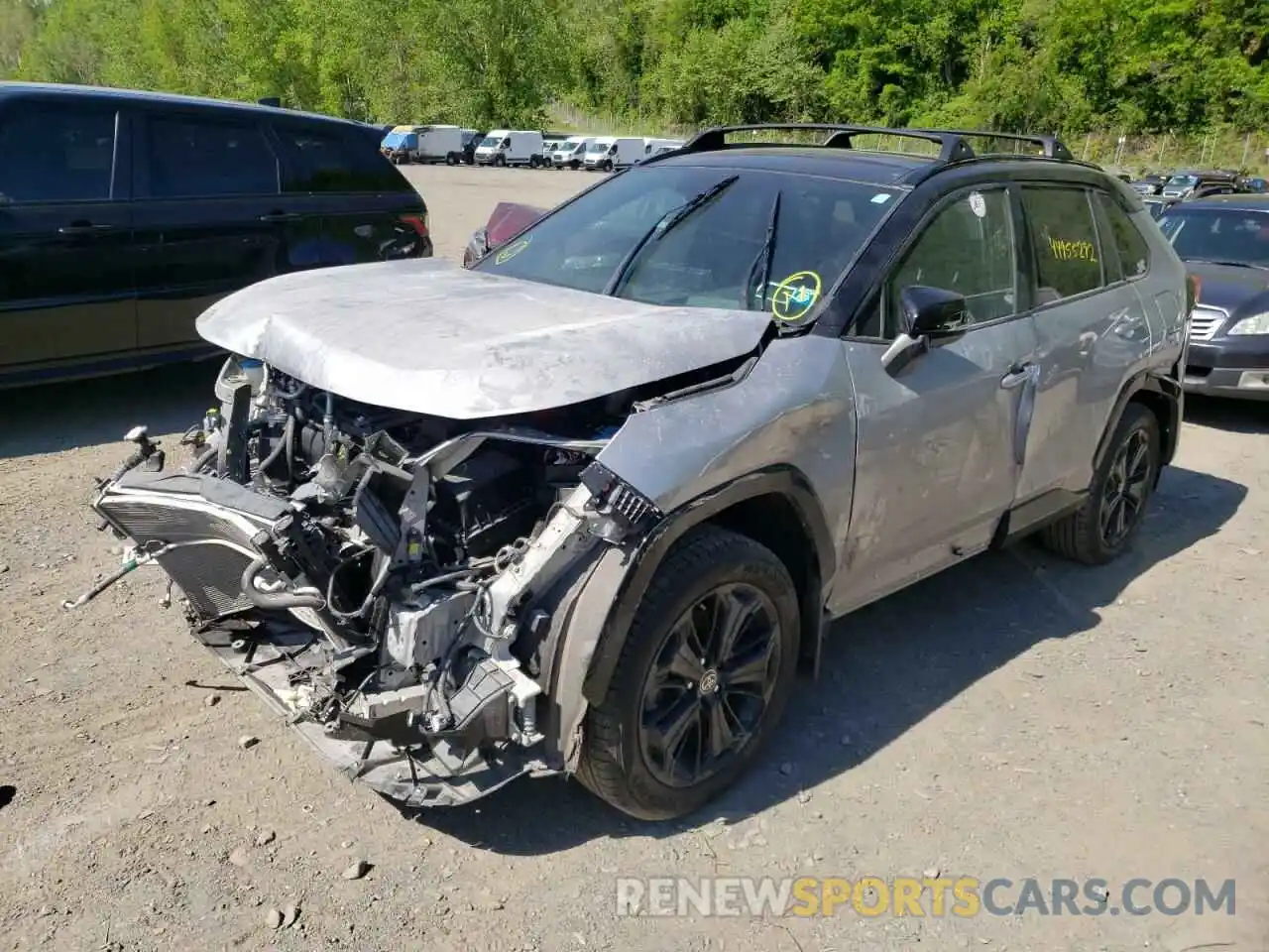 2 Photograph of a damaged car JTMFB3FV5MD008408 TOYOTA RAV4 2021