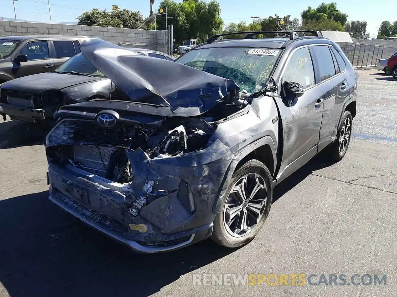 2 Photograph of a damaged car JTMFB3FV7MD070571 TOYOTA RAV4 2021