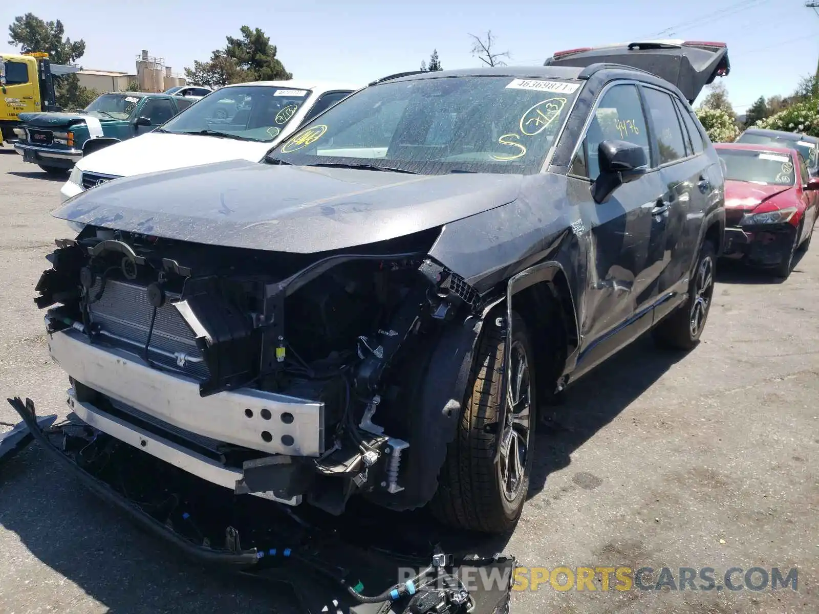 2 Photograph of a damaged car JTMFB3FVXMD008727 TOYOTA RAV4 2021