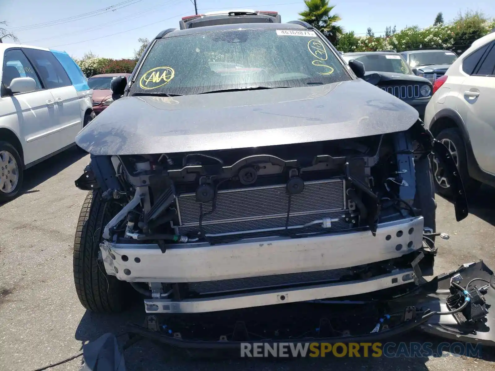 9 Photograph of a damaged car JTMFB3FVXMD008727 TOYOTA RAV4 2021