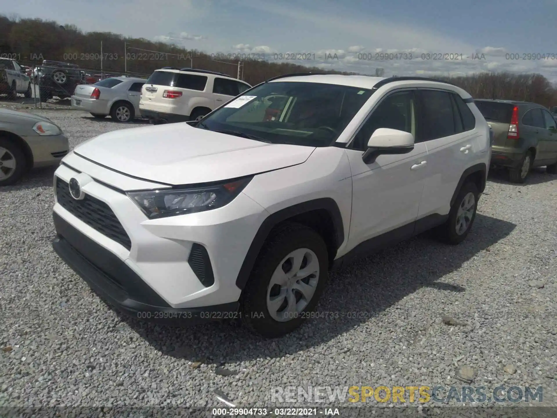 2 Photograph of a damaged car JTMG1RFV4MD531607 TOYOTA RAV4 2021