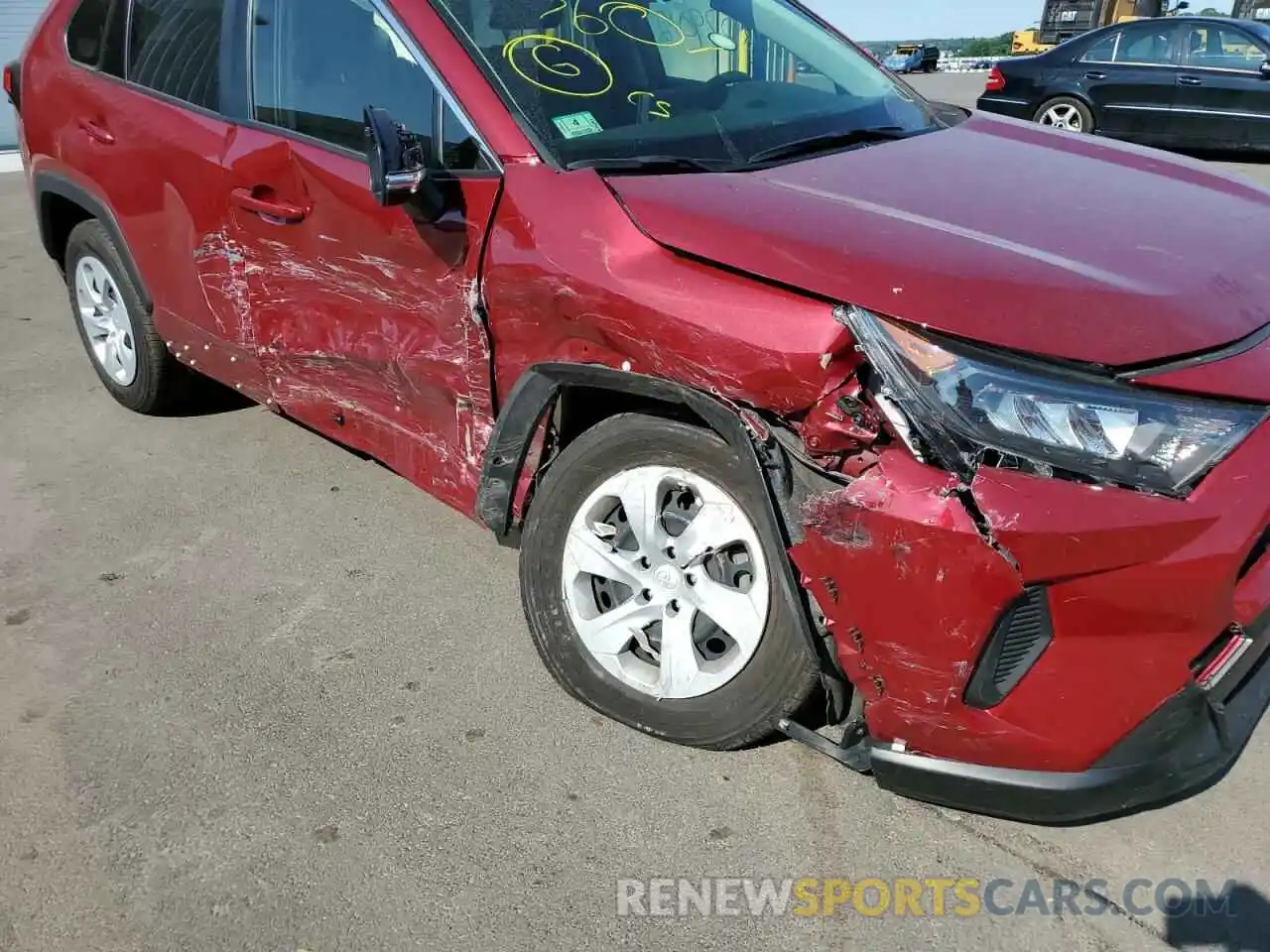 9 Photograph of a damaged car JTMG1RFV5MD074337 TOYOTA RAV4 2021