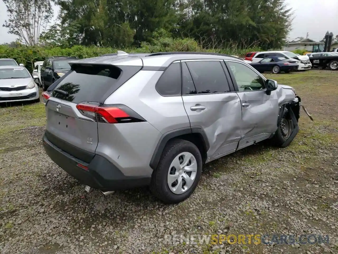 4 Photograph of a damaged car JTMG1RFV7MD079393 TOYOTA RAV4 2021