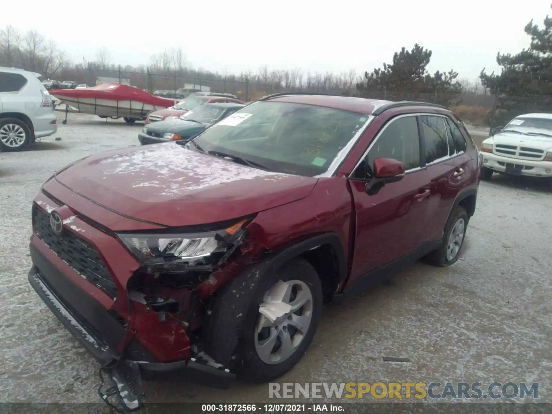 2 Photograph of a damaged car JTMG1RFV8MD070542 TOYOTA RAV4 2021