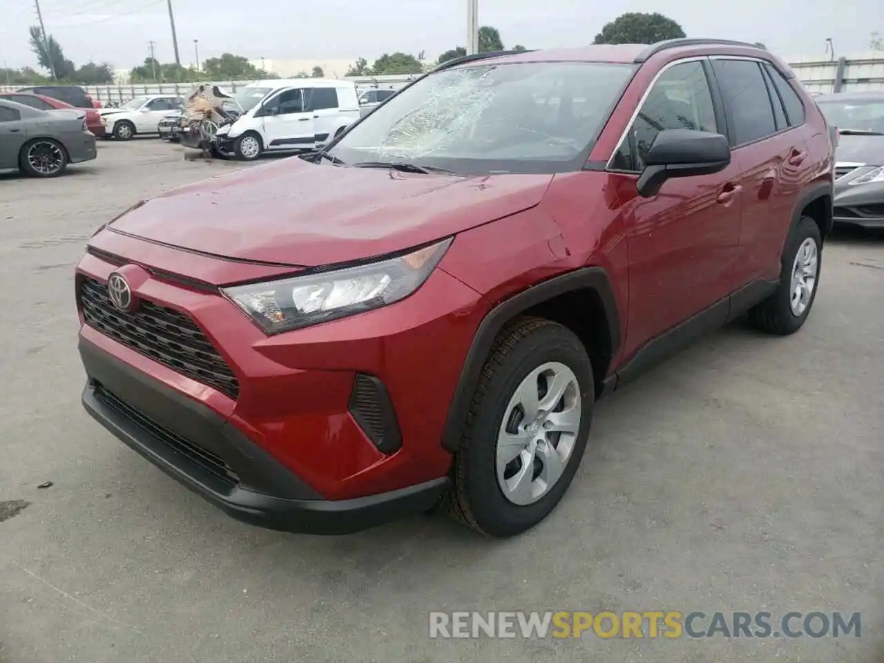 2 Фотография поврежденного автомобиля JTMH1RFV0MD063170 TOYOTA RAV4 2021