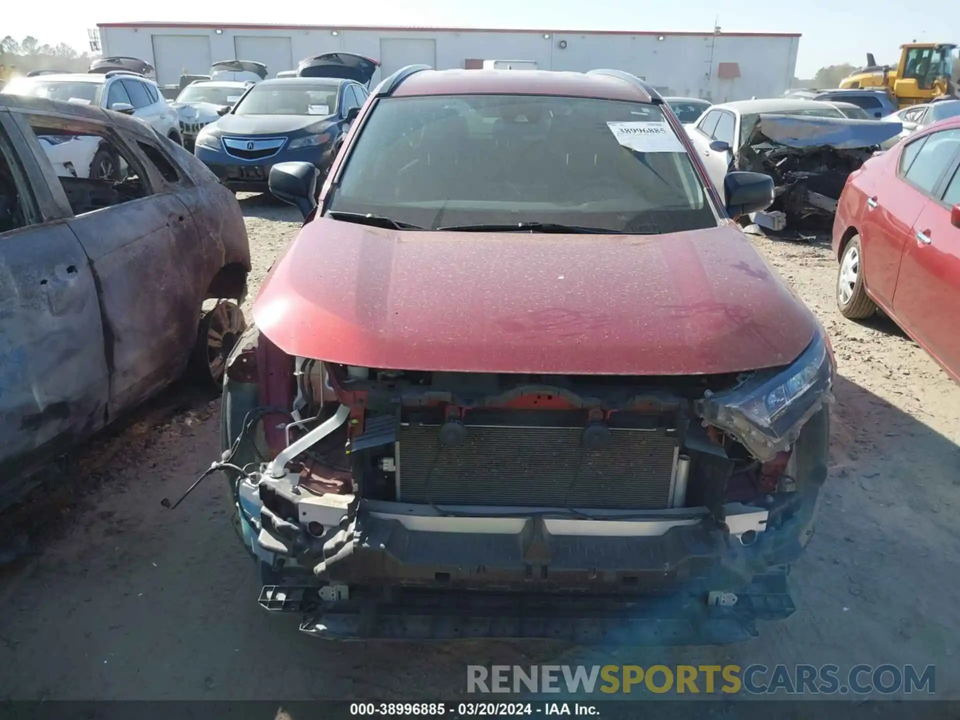 12 Photograph of a damaged car JTMH1RFV0MD067445 TOYOTA RAV4 2021