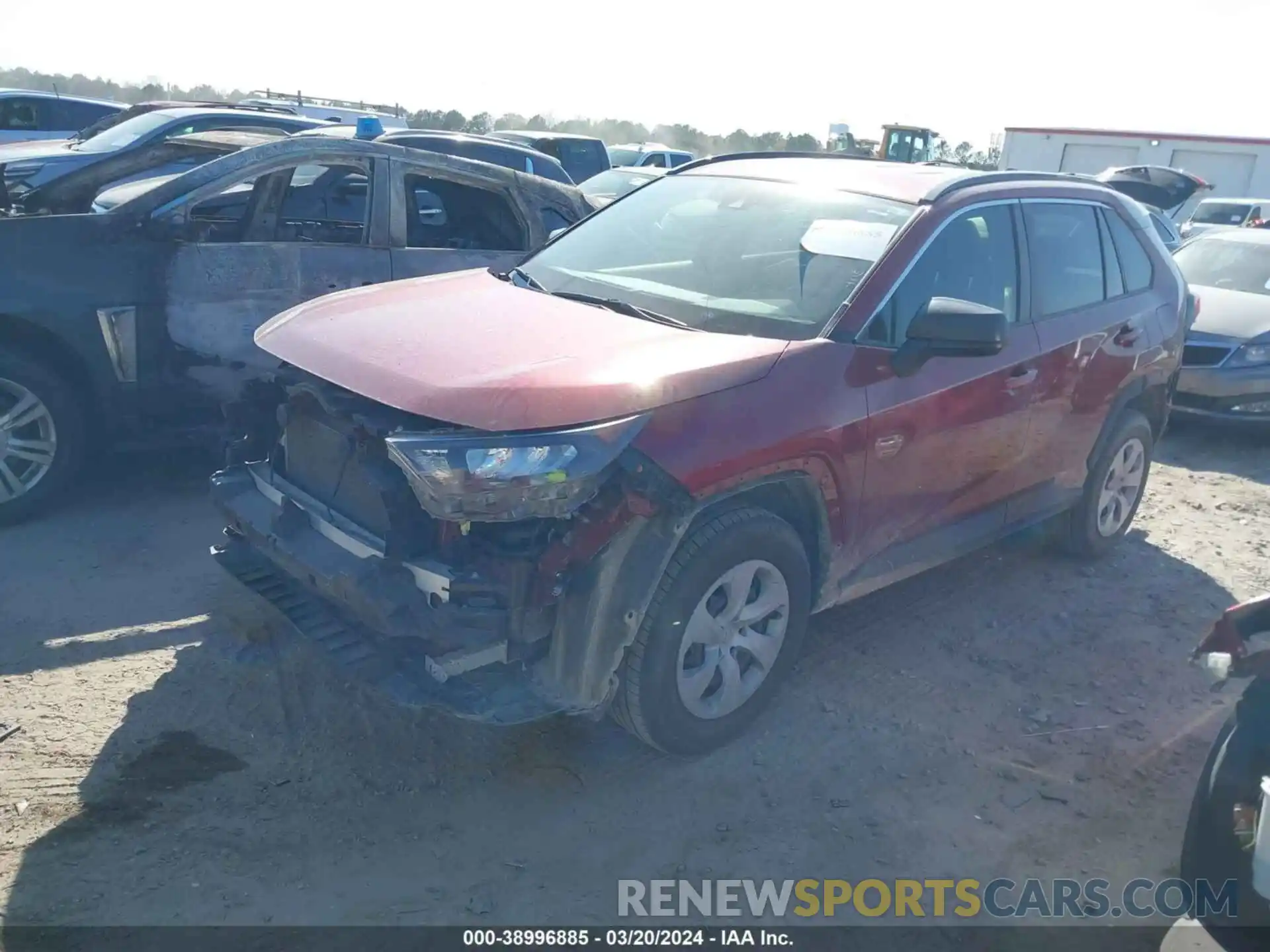 2 Photograph of a damaged car JTMH1RFV0MD067445 TOYOTA RAV4 2021