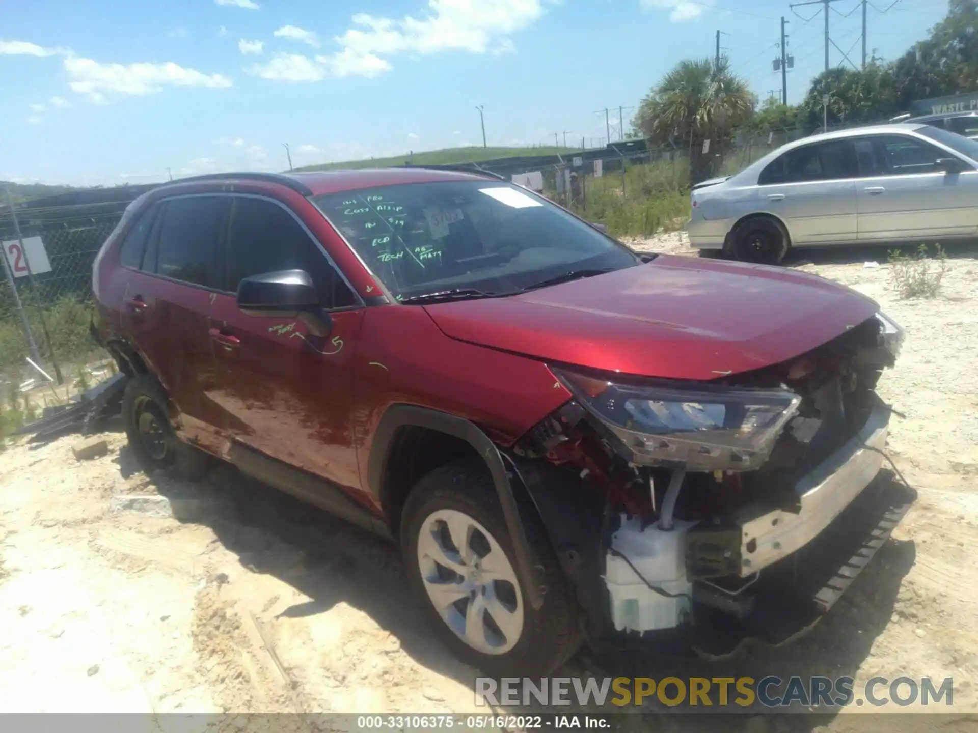 1 Photograph of a damaged car JTMH1RFV0MD522648 TOYOTA RAV4 2021