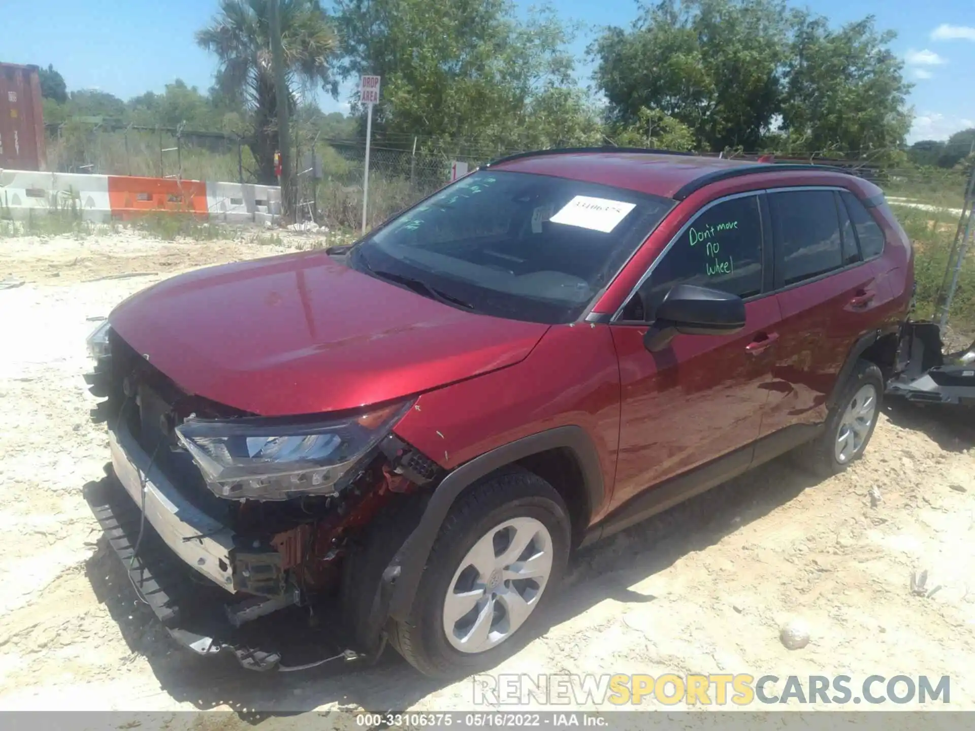 2 Photograph of a damaged car JTMH1RFV0MD522648 TOYOTA RAV4 2021