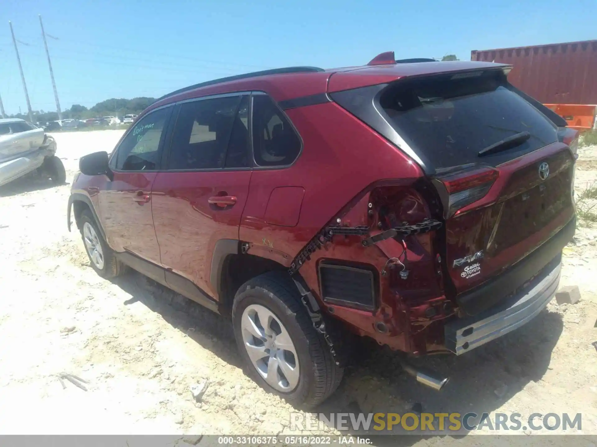 3 Photograph of a damaged car JTMH1RFV0MD522648 TOYOTA RAV4 2021