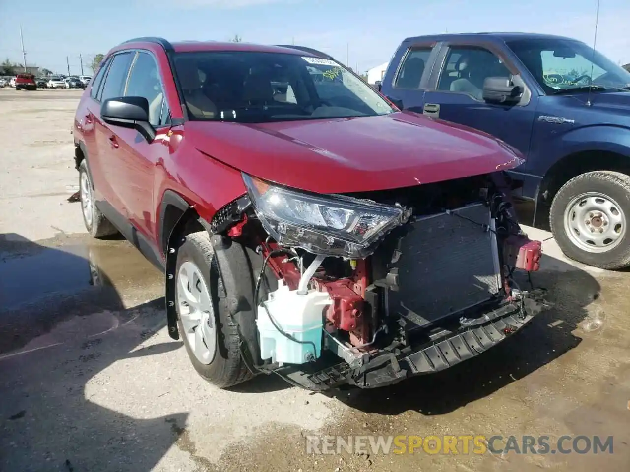 1 Photograph of a damaged car JTMH1RFV1MD069205 TOYOTA RAV4 2021