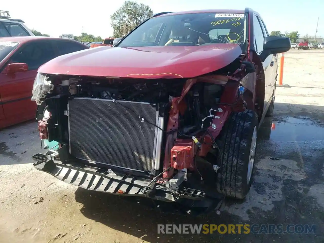 9 Photograph of a damaged car JTMH1RFV1MD069205 TOYOTA RAV4 2021