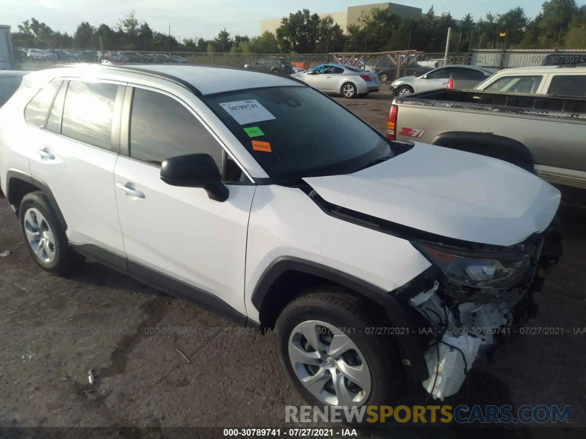 1 Photograph of a damaged car JTMH1RFV2MD069875 TOYOTA RAV4 2021