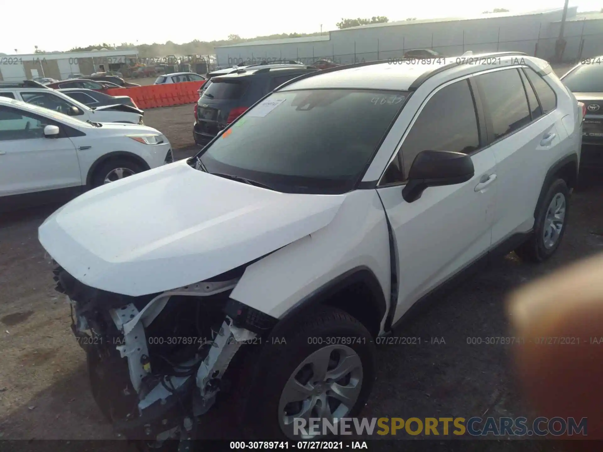 2 Photograph of a damaged car JTMH1RFV2MD069875 TOYOTA RAV4 2021