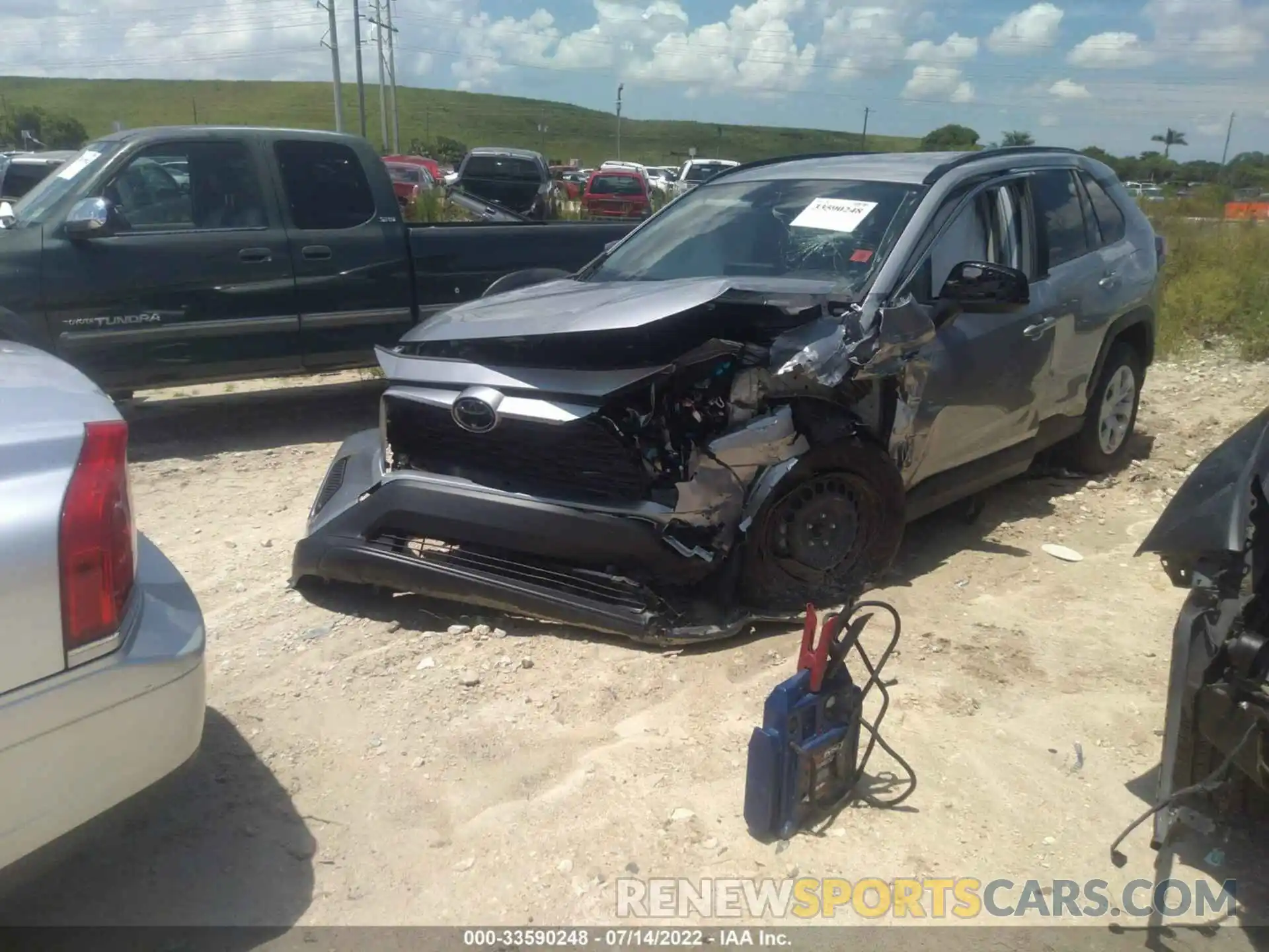 2 Photograph of a damaged car JTMH1RFV3MD062093 TOYOTA RAV4 2021