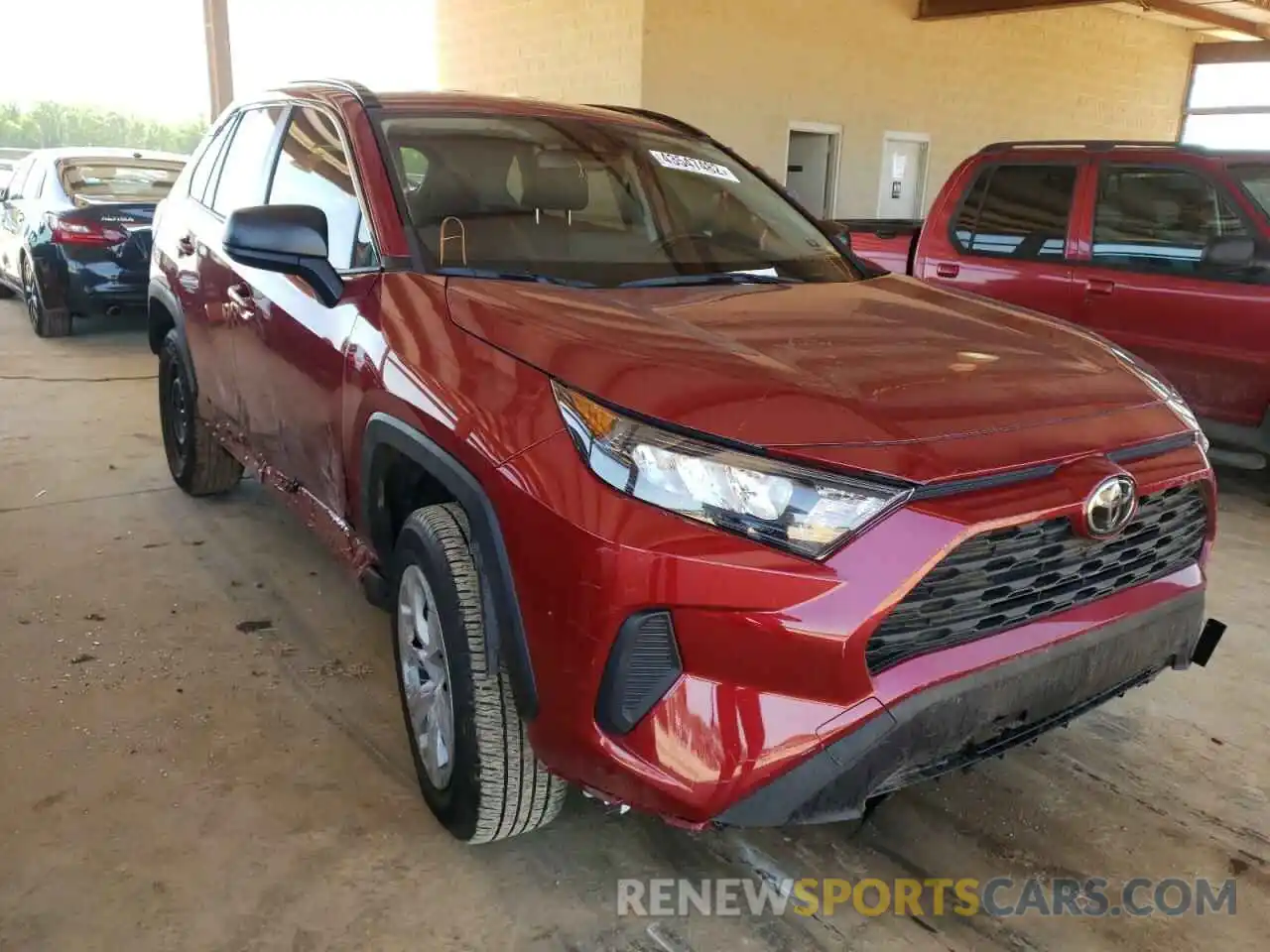 1 Photograph of a damaged car JTMH1RFV3MD064393 TOYOTA RAV4 2021