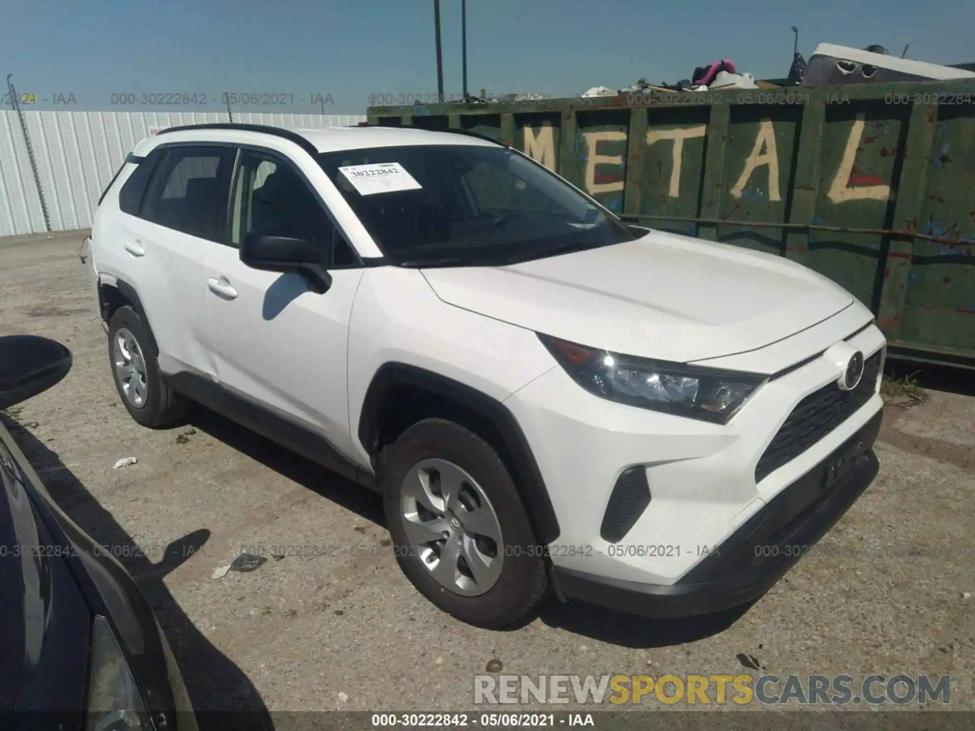 1 Фотография поврежденного автомобиля JTMH1RFV3MD072753 TOYOTA RAV4 2021