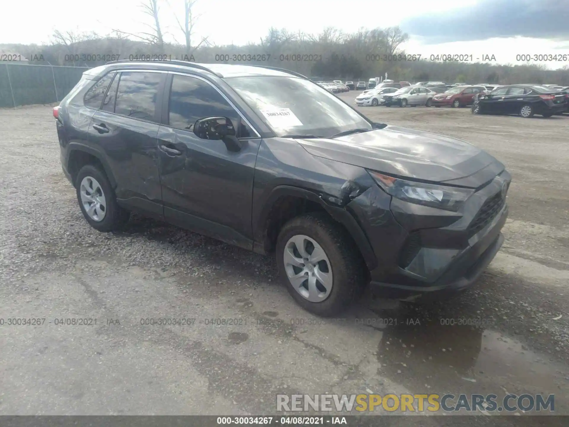 1 Photograph of a damaged car JTMH1RFV3MD522577 TOYOTA RAV4 2021