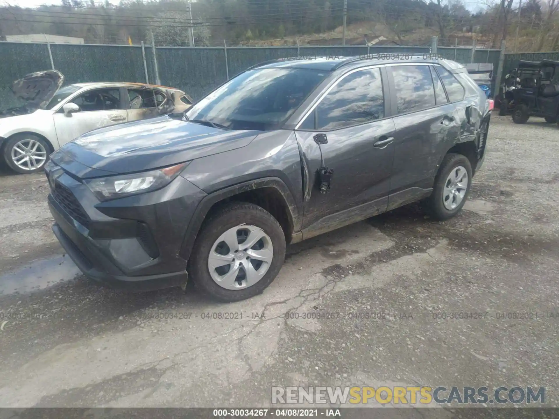 2 Photograph of a damaged car JTMH1RFV3MD522577 TOYOTA RAV4 2021