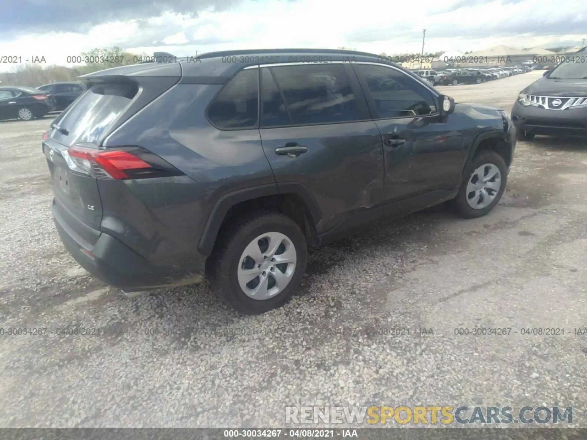 4 Photograph of a damaged car JTMH1RFV3MD522577 TOYOTA RAV4 2021