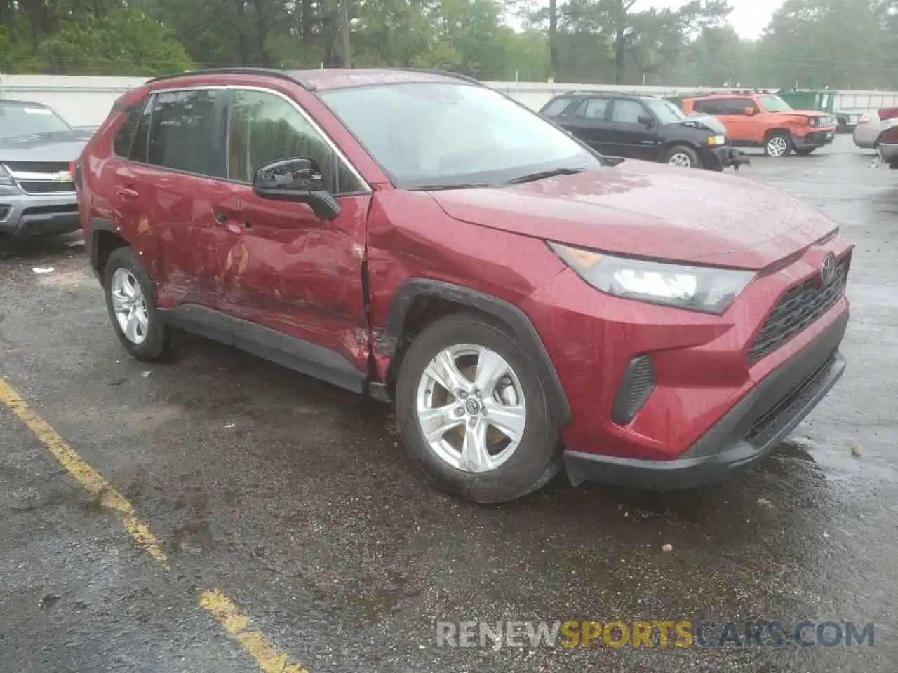 1 Photograph of a damaged car JTMH1RFV5MD065979 TOYOTA RAV4 2021