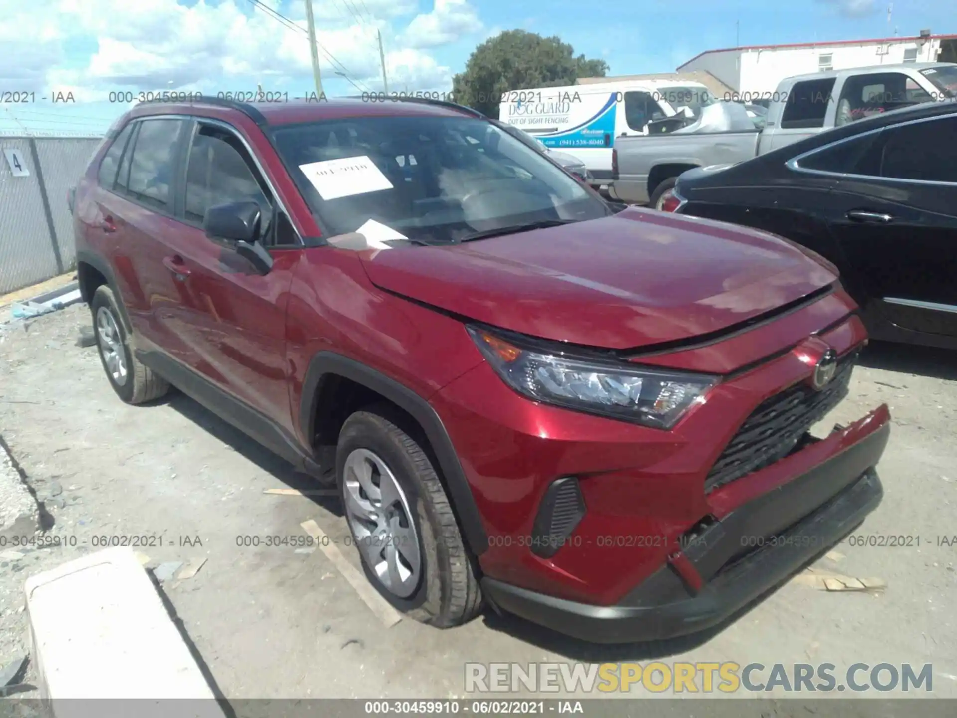 1 Photograph of a damaged car JTMH1RFV6MD071693 TOYOTA RAV4 2021