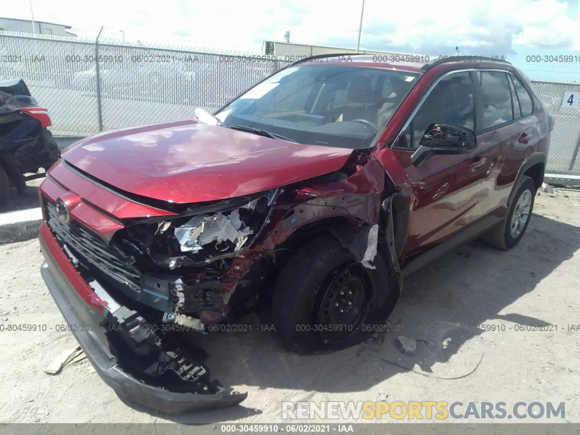 2 Фотография поврежденного автомобиля JTMH1RFV6MD071693 TOYOTA RAV4 2021