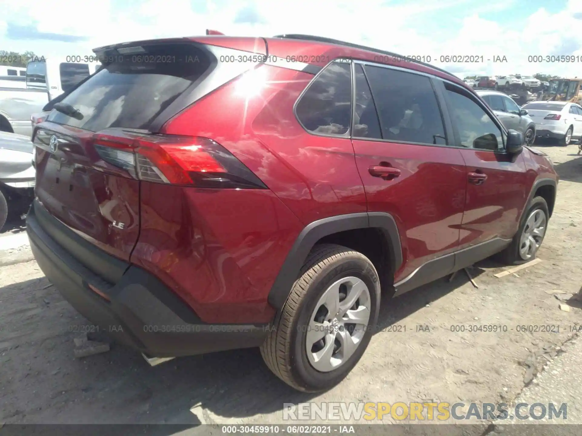 4 Фотография поврежденного автомобиля JTMH1RFV6MD071693 TOYOTA RAV4 2021