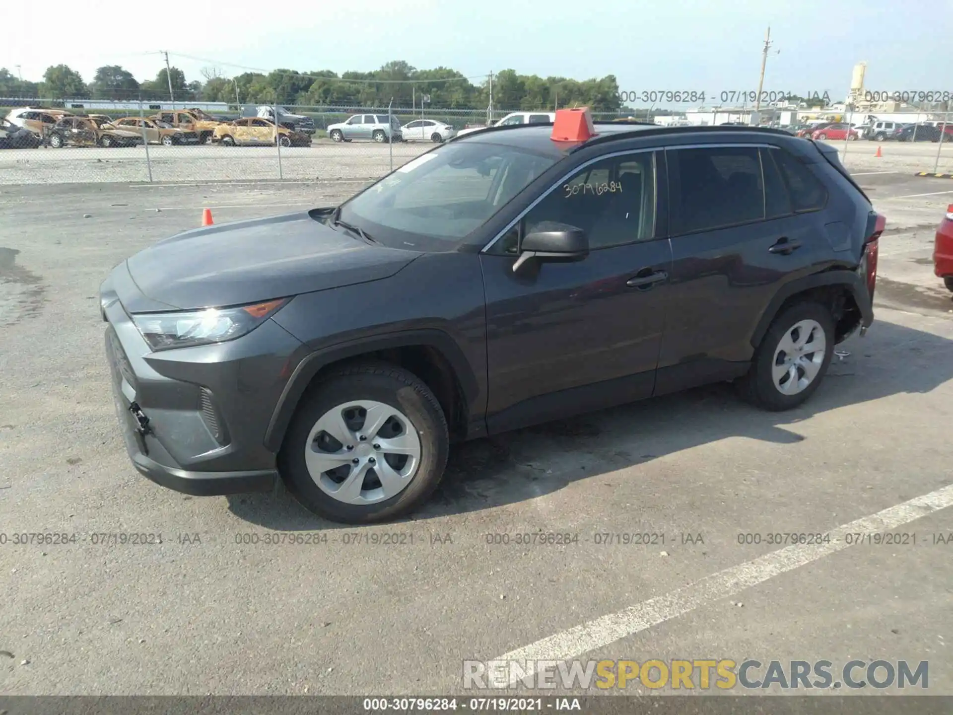 2 Photograph of a damaged car JTMH1RFV7MD065000 TOYOTA RAV4 2021