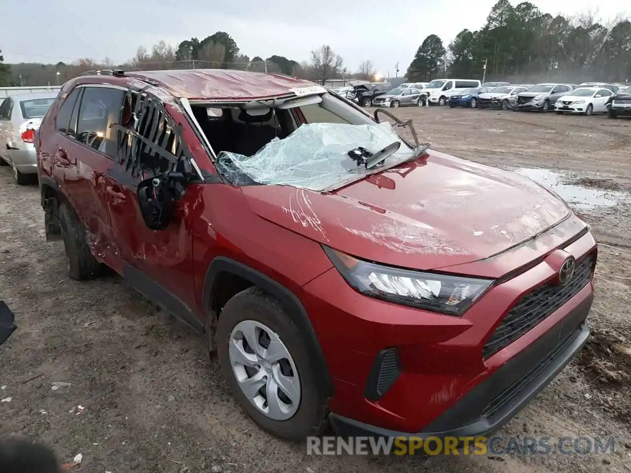 1 Photograph of a damaged car JTMH1RFV7MD066695 TOYOTA RAV4 2021