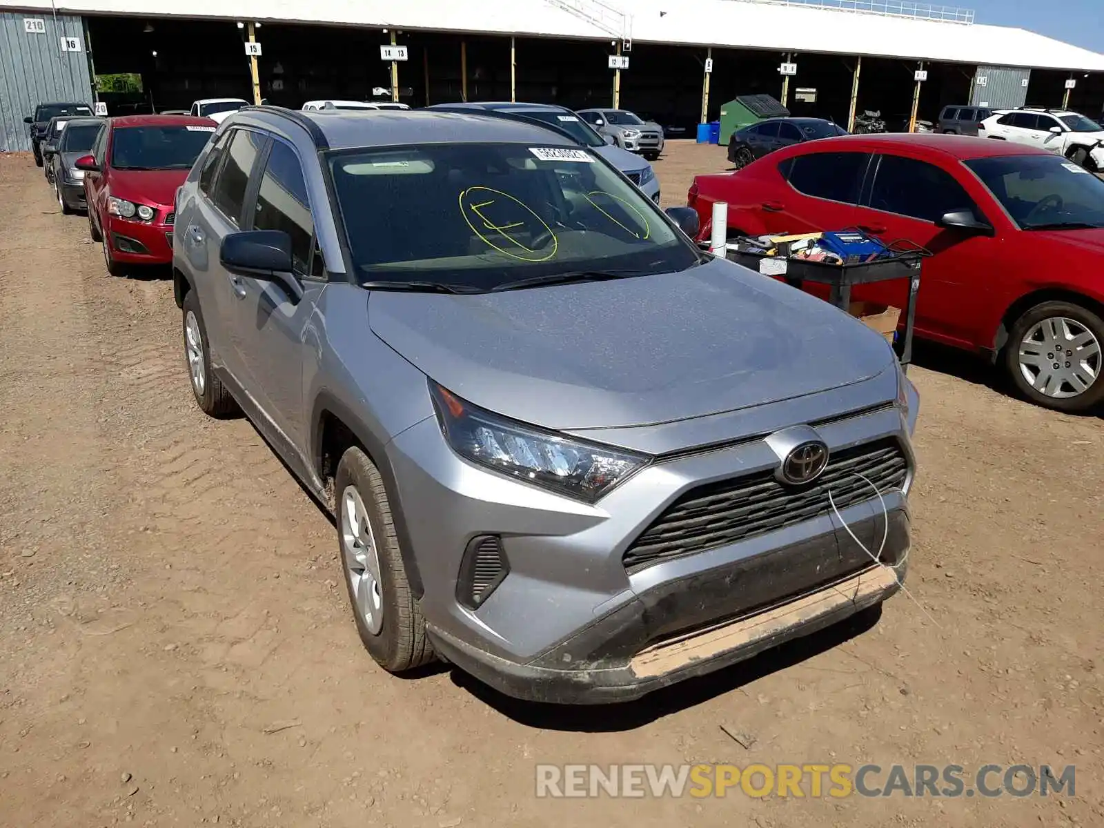 1 Photograph of a damaged car JTMH1RFV9MD065368 TOYOTA RAV4 2021